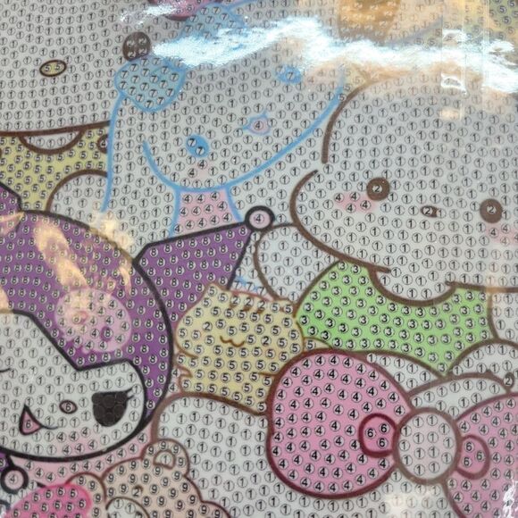 Brand New DIY Hello Kitty & Friends Diamond Beads Art With Frame #? - Picture 3 of 9